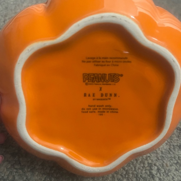 Rae dunn peanuts Halloween candy jar - Picture 2 of 5